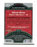 David Ortiz 2004 Topps All-Star Stitches #ASRD0 Jersey Card