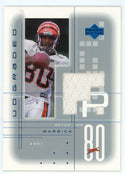 Peter Warrick 2001 Upper Deck Graded Patch Relic #PW