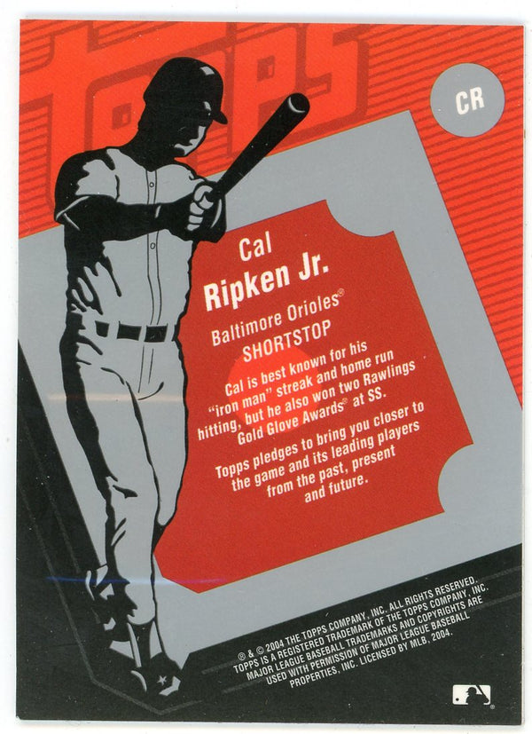 Cal Ripken Jr. 2004 Topps Patch Relic #CR
