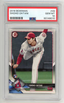 Shohei Ohtani 2018 Bowman #49 PSA 10