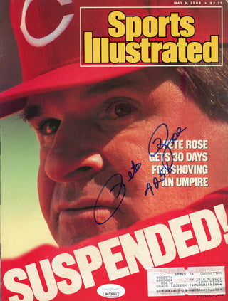 Pete Rose "4256" Autographed Sports Illustrated Magazine - May 9, 1988 (JSA)