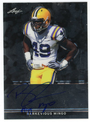 Barkevious Mingo 2013 Leaf Draft Autographed Card #BA-BM1