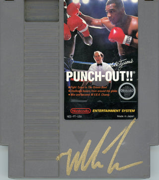 Mike Tyson Autographed Authentic NES Game (JSA)