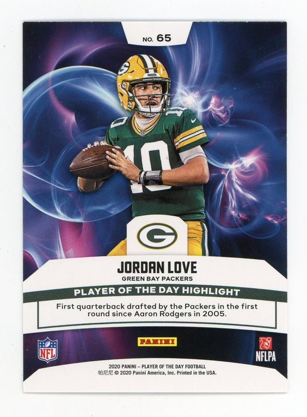 Jordan Love 2020 Panini Rookie Reflective #65 Card
