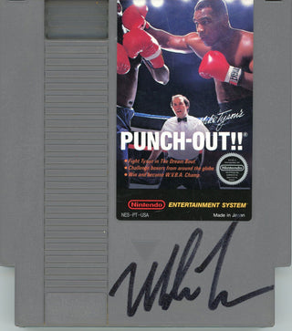 Mike Tyson Autographed Authentic NES Game (JSA)