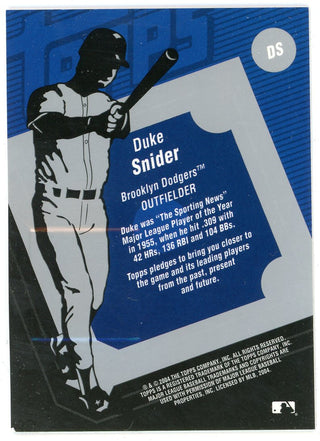 Duke Snider 2004 Topps Bat Relic #DS