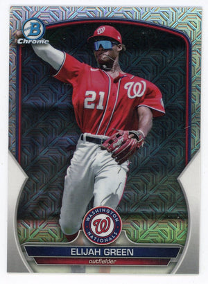Elijah Green 2023 Topps Bowman Chrome #BCP-214