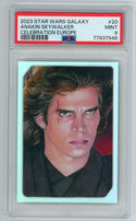 Anakin Skywalker Star Wars Galaxy Celebration Europe Card PSA Mint 9 #20