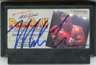 Mike Tyson Autographed Authentic NES Famicon Game (JSA)