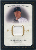 Curt Schilling 2008 Upper Deck Masterpieces Captured On Canvas Jersey Card #CC-SC