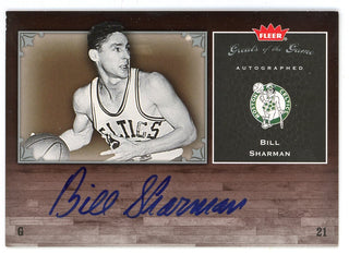 Bill Sharman Fleer 2005-06 Greats of the Game Autographed #GG-SH