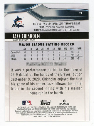 Jazz Chisholm 2021 Topps BL #24 Card
