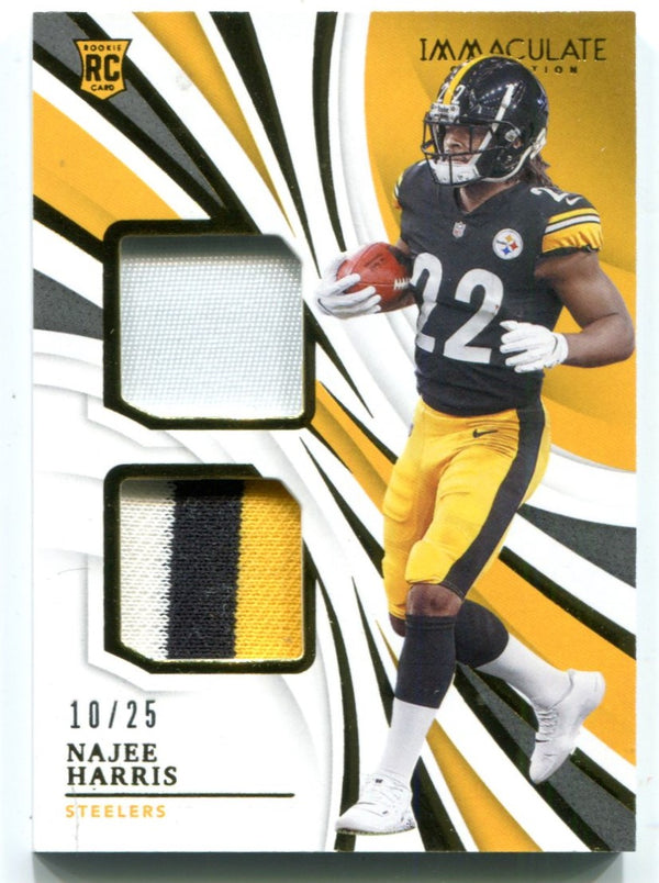 Najee Harris 2021 Panini Immaculate Jersey Card #IDJNH 10/25