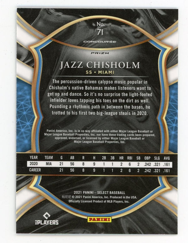 Jazz Chisholm 2021 Panini Select Concourse #71 Card