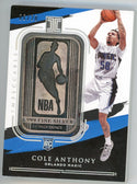 Cole Anthony 2020-21 Panini Impeccable 1 Troy Silver ounce Bar Logo #34
