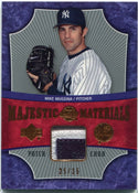 Mike Mussina 2005 Upper Deck Sweet Spot Majestic Materials 3 Color Patch Card #MM-MU 25/35
