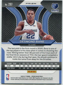 Desmond Bane 2020 - 2021 Panini Prizm Silver Prizm RC #297