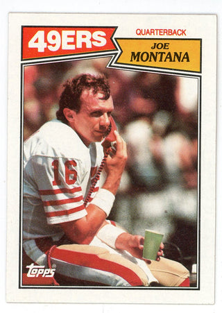 Joe Montana 1987 Topps #112