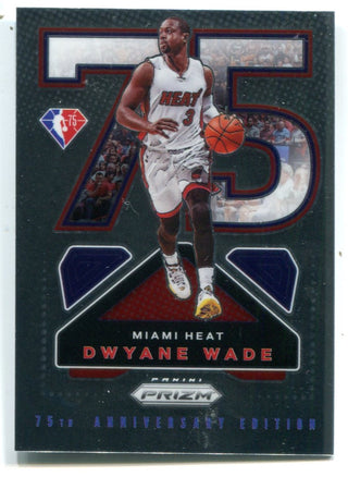Dwyane Wade 2021 Panini NBA 75th Anniversary Edition Card #21