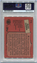 Russ Grimm 1987 Topps Autographed W/Inscription Card #73 PSA/DNA Certified Graded 10