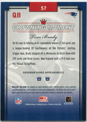Tom Brady 2003 Donruss Diamond Kings Card #57