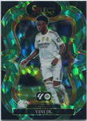 Vinicius Jr. 2025 - 2026 Panini Select LaLiga Green Cracked Ice Prizm Card #117
