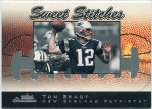 Tom Brady 2003 Fleer Sweet Stitches Card #6