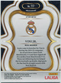Vinicius Jr. 2025 - 2026 Panini Select LaLiga Green Cracked Ice Prizm Card #117