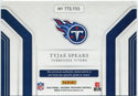 Tyjae Spears 2024 Panini National Treasures Tremendous Treasures Jersey Card #TTS-TSS 42/99