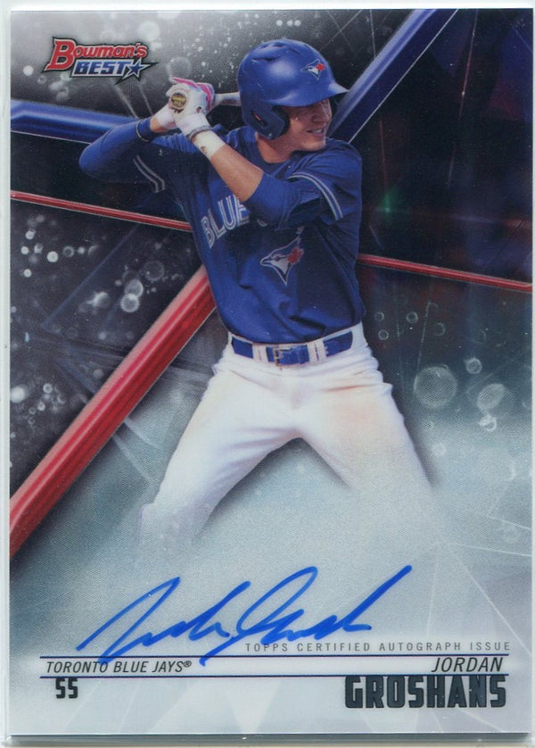 Jordan Groshans 2018 Bowman's Best Autographed RC #B18-JG