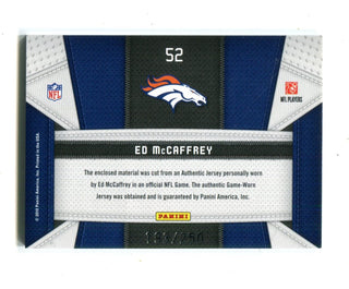 Ed McCaffrey 2010 Panini Fabric of the game #52 Jersey Card /250