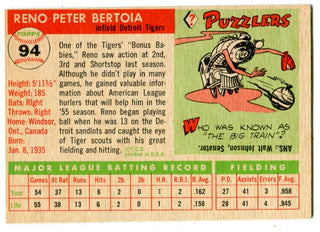 Reno Bertoia 1955 Topps #94 Card