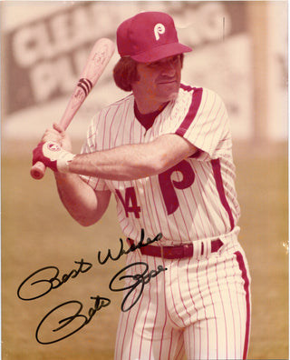 Pete Rose Autographed 8x10 Photo