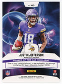 Justin Jefferson 2020 Panini Reflective #63 Card