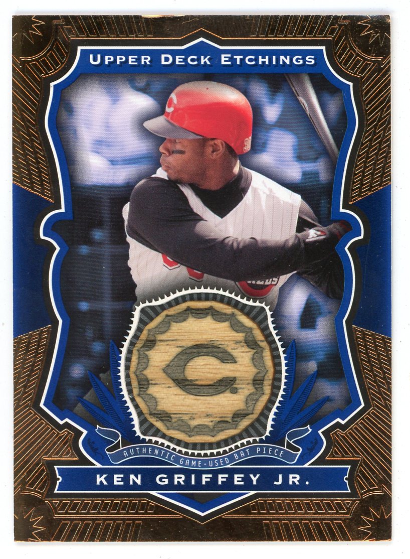 UPPER DECK 2004 ETCHINGS Ken Griffy JR 直筆サイン ジャージ&バット