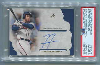 Freddie Freeman 2015 Topps Supreme Simply Supreme Autographed Card #SSA-FF PSA Graded 8