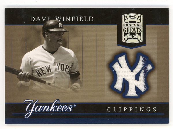 Dave Winfield 2005 Donruss Greats Patch Relic #YC-11