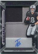 Jack Bech 2025 Panini Black Sizeable Signatures 3 Color Patch & Autographed RC #SSR-JBH 25/50