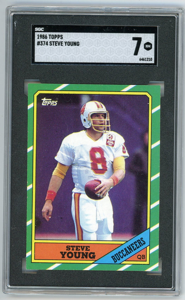 Steve Young 1986 Topps #374 SGC 7