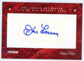 Don Larsen 2008 Autographed Tristar Signa Cuts