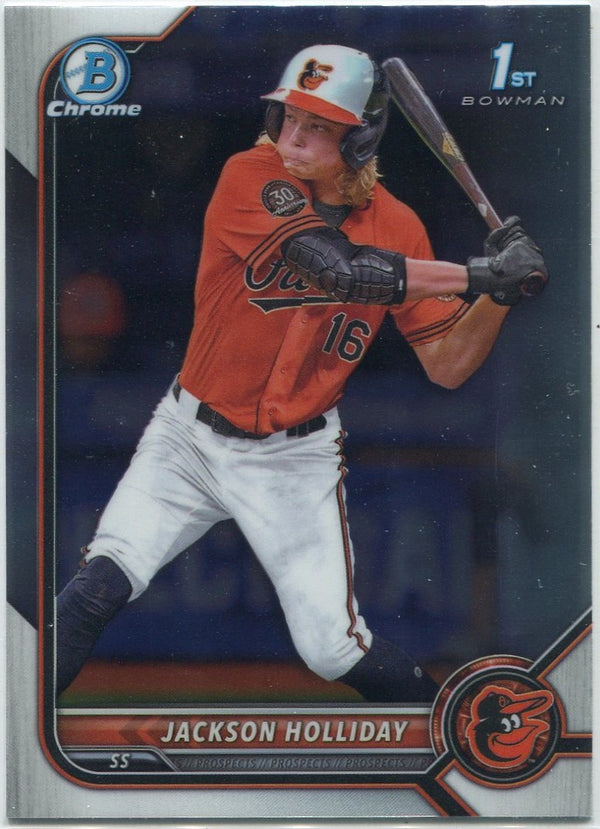 Jackson Holliday 2022 Bowman Draft Chrome RC #BDC-168