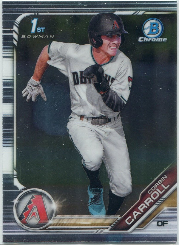 Corbin Carroll 2019 Bowman Draft Chrome RC #BDC-125