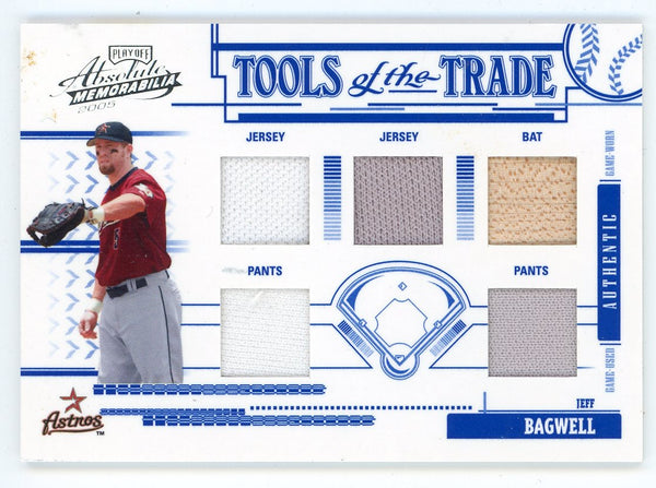 Jeff Bagwell 2005 Playoff Absolute Tools of the Trade Patch Relics #TT-130