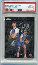 Cooper Flagg 2025 - 2026 Topps Chrome Instinct RC #INS-11 PSA Graded 10
