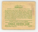 Gorilla Jungle Chewing Gum #8 Card