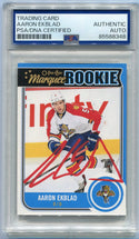 Aaron Ekblad Autographed 2014 -2015 O-Pee-Chee Marquee RC #U30 PSA/DNA Certified