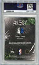 Cooper Flagg 2025 - 2026 Topps Chrome Instinct RC #INS-11 PSA Graded 10