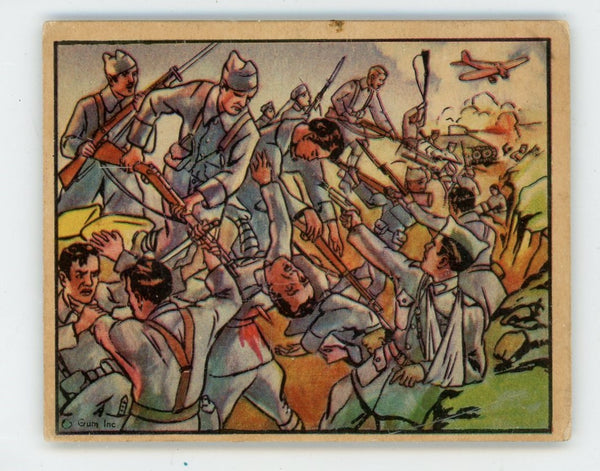 Hand-to-Hand Fighting in Aragon 1938 Gum #112 Card