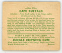 Cape Buffalo Jungle Chewing Gum #18 Card