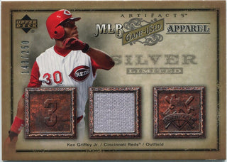 Ken Griffey Jr. 2006 Upper Deck Artifacts MLB Game-Used Apparel Jersey Card #MLB-KG 143/250